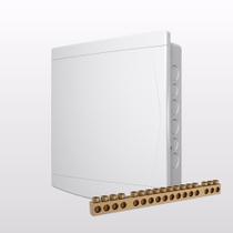 Quadro Distribuição Embutir 18/24 Disj Com Barramento Tigre