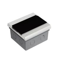 Quadro Distribuição Embutir 3/4 Disjuntores Cinza - Biki