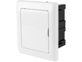 Quadro Distribuição Embutir 3 NEMA ou 4 DIN Fame Branco Quadro Distribuição Embutir 3 NEMA ou 4 DIN Fame Branco