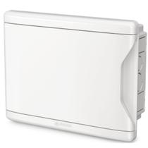 Quadro distribuição embutir 8d/6n branco sem barramento krona Quadro distribuição embutir 8d/6n branco sem barramento krona