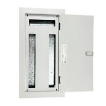 Quadro Distribuição Embutir P/ 44 Disjuntores Din 100a Cor Branco Aço
