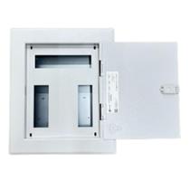 Quadro Distribuição Embutir Para Disjuntores Din 100a Cor Branco Aço Marca- Opção