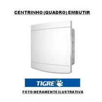 Quadro Distribuição Embutir S/barramento 3/4 Disjunto Tigre Quadro Distribuição Embutir S/barramento 3/4 Disjunto Tigre