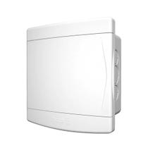 Quadro Distribuição Embutir Sem Barramento 3/4 Disjuntores - Tigre Quadro Distribuição Embutir Sem Barramento 3/4 Disjuntores - Tigre