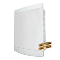 Quadro Distribuicao Embutir Tigre 12/16 Disj com Barramento Quadro Distribuicao Embutir Tigre 12/16 Disj com Barramento