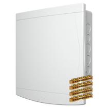 Quadro Distribuicao Embutir Tigre 18/24 Disj com Barramento