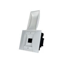 Quadro Distribuição Protectbox 4 Din Embutir Branco Quadro Distribuição Protectbox 4 Din Embutir Branco