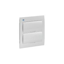 Quadro distribuicao qdw02 embutir branco 24 disjuntores Quadro distribuicao qdw02 embutir branco 24 disjuntores