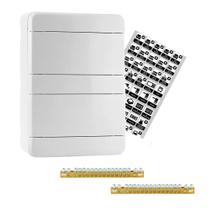 Quadro Distribuição Sobrepor 16 Disjuntores 2 Barramentos