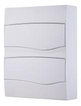 Quadro Distribuição Sobrepor 24 Disjuntores Din Branco Brum Quadro Distribuição Sobrepor 24 Disjuntores Din Branco Brum