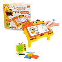 Quadro Divertido 2 Em 1 Lousa Mágica Pinte E Apague Dm Toys