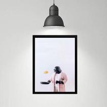 Quadro Divertido Cozinha Darth 24X18Cm - Com Vidro Quadro Divertido Cozinha Darth 24X18Cm - Com Vidro