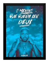 Quadro Djonga O Menino Que Queria Ser Deus Arte Rap Nacional