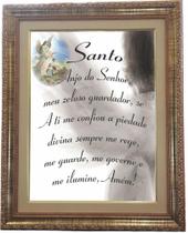 Quadro Do Anjo Da Guarda, Com Oração, Mod.03, 53x43 Angelus
