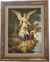 Quadro do Anjo Da Guarda, Mod.13, Med. 53X43cm. Angelus