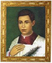 Quadro do Beato Adilio, Mod. 01, 30x25cm. Angelus