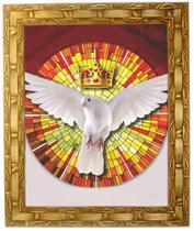 Quadro do Espírito Santo, Mod. 04, Tam. 53x43cm. Angelus
