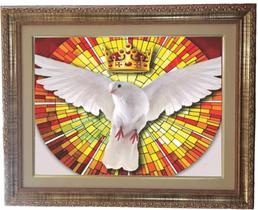 Quadro Do Espírito Santo, Modelo 05, Med. 53x43cm. Angelus Quadro Do Espírito Santo, Modelo 05, Med. 53x43cm. Angelus