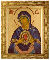 Quadro Do Imaculado Cor. De Maria, Mod.06, 30x25cm. Angelus