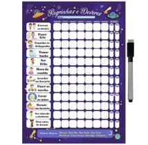 Quadro Do Incentivo De Metal Semanal 20X26Cm + Caneta M4