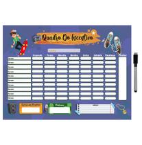 Quadro do Incentivo de Metal Semanal 29x40cm + Caneta