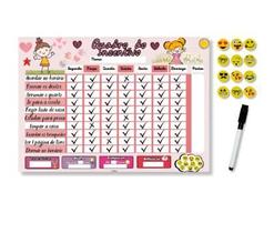 Quadro Do Incentivo - Regras Para Menina Obedecer Educativo