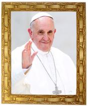Quadro Do Papa Francisco, Mod. 01, Tam.30x25cm. Angelus