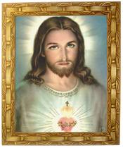 Quadro Do Sagrado Coração de Jesus, Mod.04, 30x25cm. Angelus Quadro Do Sagrado Coração de Jesus, Mod.04, 30x25cm. Angelus