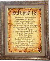 Quadro do Salmo 121, Mod. 01, Tam. 53X43cm. Angelus