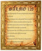 Quadro Do Salmo 128, Mod. 01, Tam. 30x25cm. Angelus