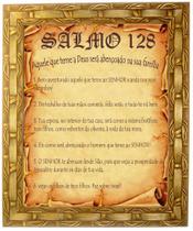Quadro Do Salmo 128, Mod. 02, Tam. 30x25cm. Angelus