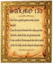 Quadro Do Salmo 133, Mod. 05, Tam. 30x25cm. Angelus Quadro Do Salmo 133, Mod. 05, Tam. 30x25cm. Angelus