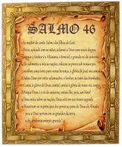 Quadro Do Salmo 46, Mod. 01, Tam. 30x25cm. Angelus Quadro Do Salmo 46, Mod. 01, Tam. 30x25cm. Angelus