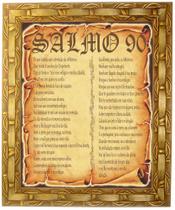 Quadro Do Salmo 90, Mod. 01, Tam. 30x25cm. Angelus