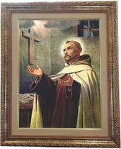 Quadro Do São João da Cruz, Mod. 01, Tam. 53x43cm. Angelus