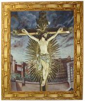 Quadro do Senhor Bom Jesus da Lapa, Mod. 02, Tam.30x25cm. Angelus