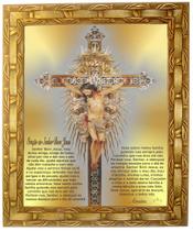 Quadro do Senhor do Bonfim, Mod. 02, Tam. 30x25cm. Angelus