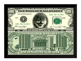 Quadro Dolar Lobo De Wall Street Filme Arte