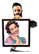 Quadro Dona Florinda Pop Arte Chaves Decoração