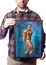 Quadro Dorian Yates Academia Decoração Arte Fisiculturista Quadro Dorian Yates Academia Decoração Arte Fisiculturista
