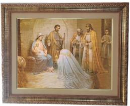 Quadro Dos Santos Reis Magos, Mod. 01, Tam. 53x43cm. Angelus