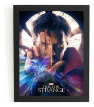 Quadro Doutor Estranho Filme Marvel Poster Moldurado