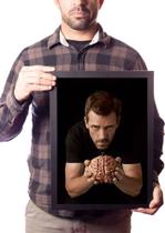 Quadro Dr House Cérebro Serie Medica Decoração