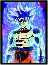 Quadro Dragon Ball Goku Anime Desenho Com Moldura G08 Quadro Dragon Ball Goku Anime Desenho Com Moldura G08