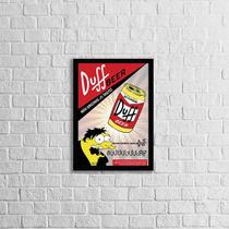 Quadro Duff Beer Simpsons 24x18cm
