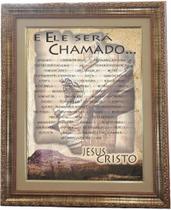 Quadro E Ele Será Chamado.., Mod. 01, Med. 53X43cm. Angelus