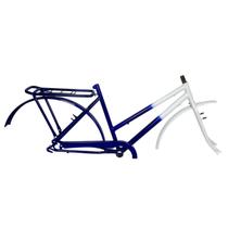 Quadro E Garfo 26 X 1.1/2 Horizon Branca E Azul Samy