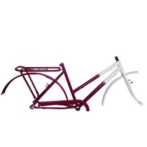 Quadro E Garfo 26 X 1.1/2 Horizon Branco E Rosa Verniz Samy Quadro E Garfo 26 X 1.1/2 Horizon Branco E Rosa Verniz Samy