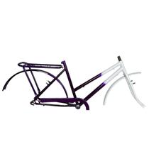 Quadro E Garfo 26 X 1.1/2 Horizon Branco E Violeta (samy)