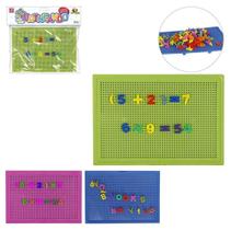 Quadro Educativo Encaixe Letras e Numeros - Artbrink - zein